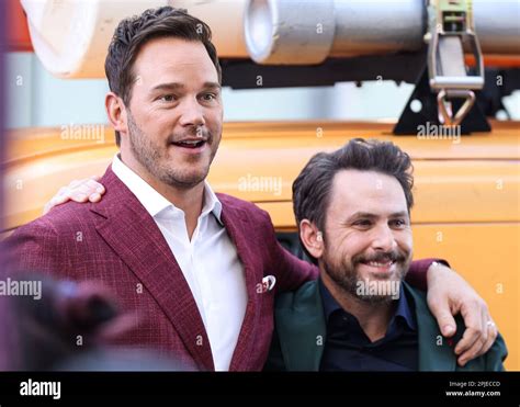 Los Angeles California Usa April 01 Chris Pratt And Charlie Day Arrive At The Los Angeles