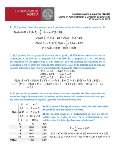 Examen Estadistica Pdf