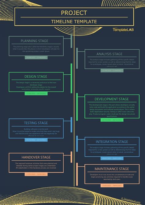 18 Free Timeline Templates (Excel, PowerPoint, Word, PSD)