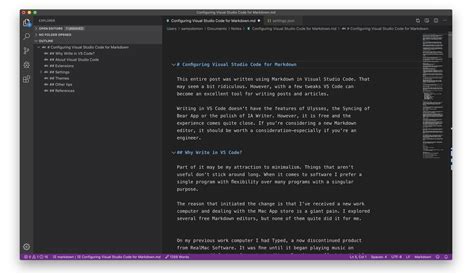 Better Markdown In Visual Studio Code Sam Solomon