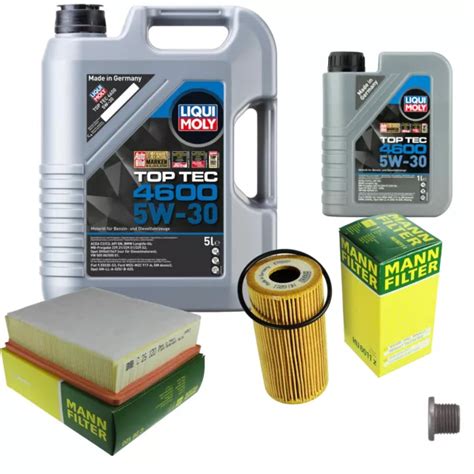 Mann Controllo Set L Liqui Moly Top Tec W Per Di Opel Nissan