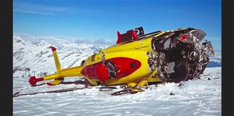 Helikopter Absturz am Monte Rosa Massiv Air Zermatt rückte nach Heli