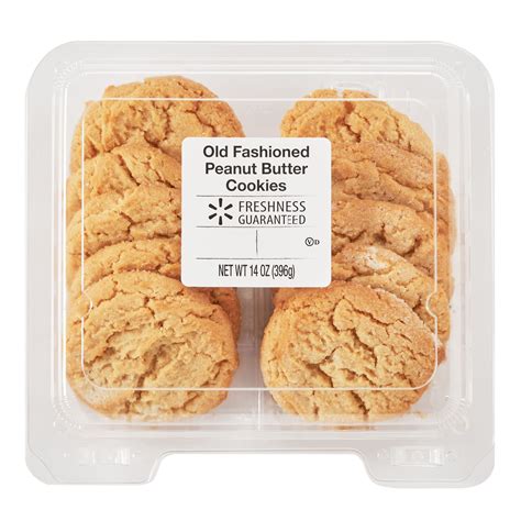 Freshness Guaranteed Old Fashioned Peanut Butter Cookies 14 Oz 10 Count