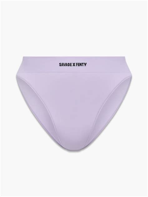 Seamless High Waist Bikini Panty In Purple SAVAGE X FENTY Spain