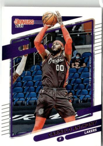 Panini Donruss Carmelo Anthony Los Angeles Lakers Ebay