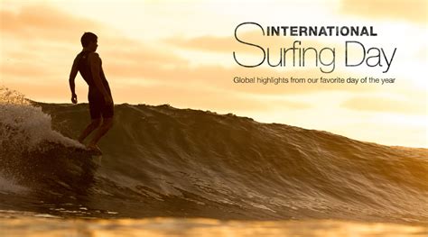 INTERNATIONAL SURFING DAY SURFLINE