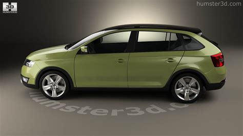 View Of Skoda Rapid Spaceback Scoutline D Model Dmodels Store