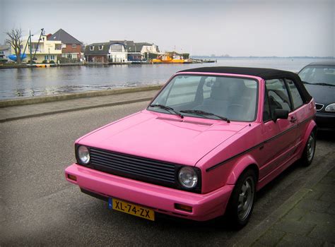 Pink Golf 1989 Volkswagen Golf Cabriolet Different To Say Flickr