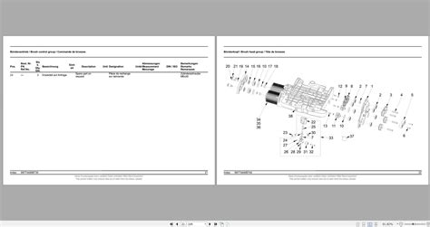 Hako Floor Scrubber Hakomatic 10 Spare Parts Catalog EN DE FR Auto