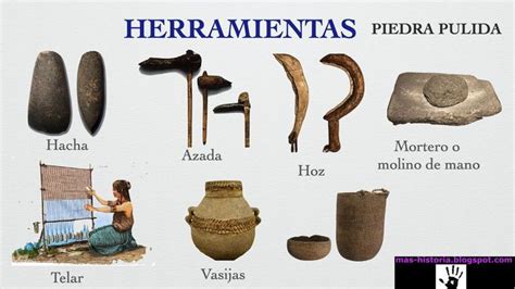 Herramientas Del Neol Tico Telas Piedras Pulidas Utensilios