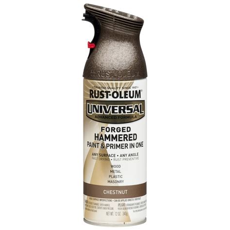 Rust-Oleum Universal Gloss Chestnut Hammered Spray Paint and Primer In One (Actual Net Contents ...