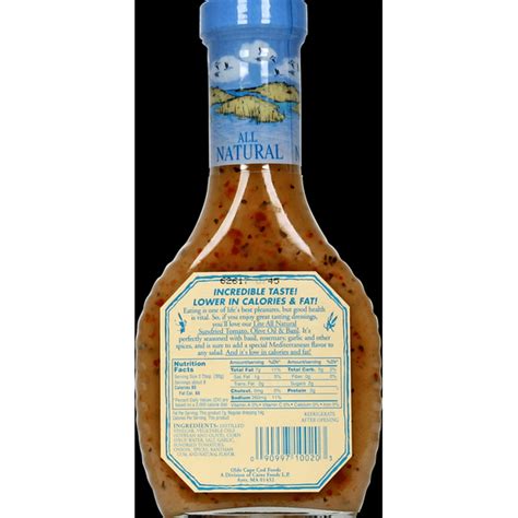 Olde Cape Cod Dressing Vinaigrette Marinade Olive Oil Basil Sun