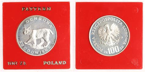 Polen 100 Zlotych 1979 Probe Luchs Proof MA Shops