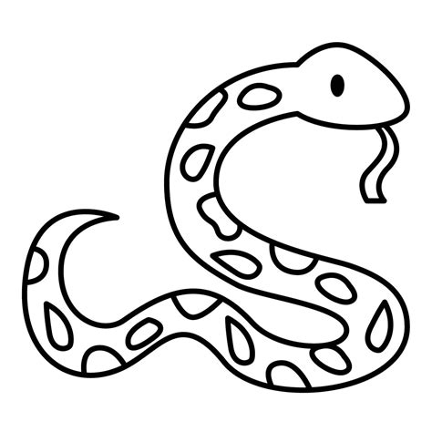 Serpiente Dibujo Infantil Dibujos Para Colorear Serpientes Infantiles Sexiz Pix