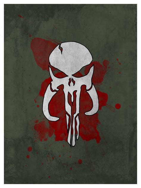 Bantha Punisher Skull Mashup | Poster By Pengu