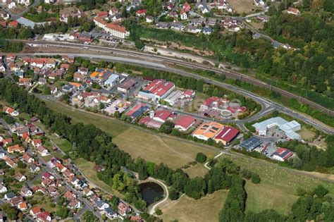 Luftaufnahme Partenstein Wohngebiet Mischbebauung Der Mehr Und