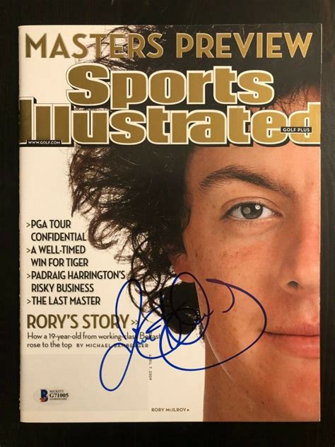 RORY MCILROY SIGNED AUTOGRAPH SPORTS ILLUSTRATED MAGAZINE - TIGER WOODS ...