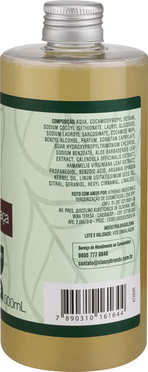 Shampoo Boni Natural Argan E Linha A Ml