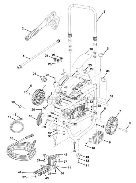 Husky Pressure Washer Parts Diagram Reviewmotors Co