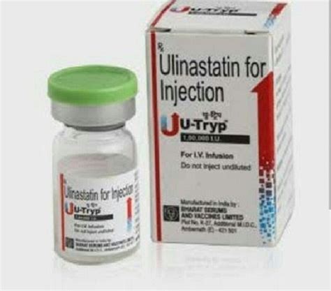 Utryp Ulinastatin Iu Injection Packaging Type Vial At