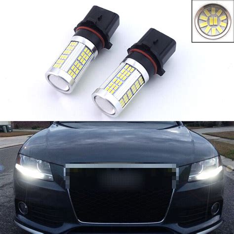 Xenon White P13W 102 SMD LED Bulbs Fit For Audi A4 Q5 Daytime Running