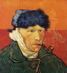 Vincent Van Gogh Il Quadro Autoritratto Con La Pipa Al Kunsthaus Di