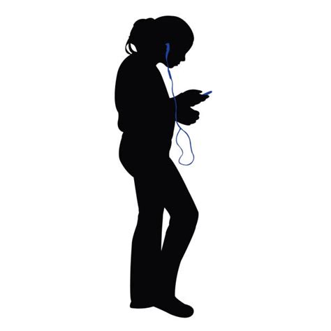 2,800+ Listening To Music Silhouette Stock Illustrations, Royalty-Free ...