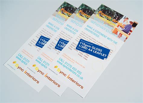 Leaflet Printing Leaflet Printer Brinkworth Signs And Graphics