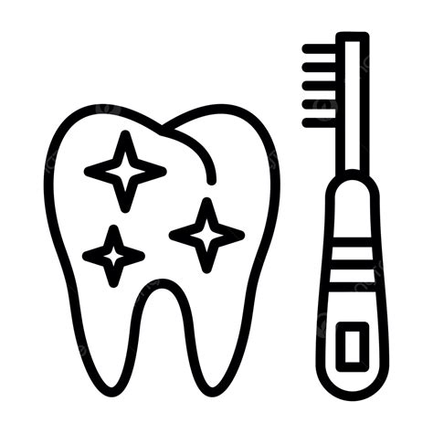 Dental Care Line Icon Vector Dental Care Icon Dental Care Tooth Png