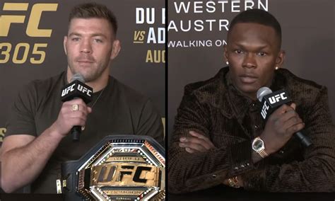 Ufc 305 Video Israel Adesanya Irked By Dricus Du