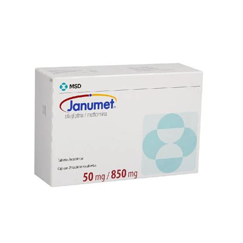 Janumet 50 Mg850 Mg X 28 Comprimidos Recubiertos Farmacias Ahumada