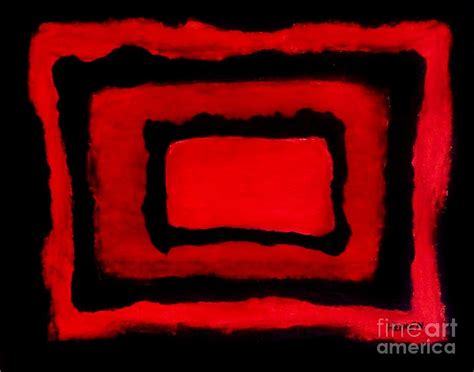 Red And Black Rectangles Painting By Marsha Heiken Pixels