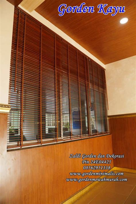 Memilih Gorden Kayu Wooden Blind Atau Krey Kayu Sebagai Secondary Scin