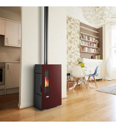 Stufa A Pellet Slim Canadian Stove Mini Bordeaux Kw In Vendita