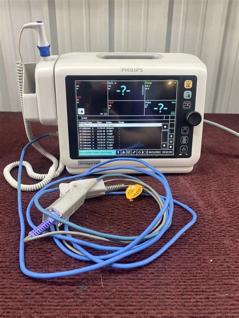 Philips Suresigns Vs Vital Signs Monitor With Patient Cables Medsold