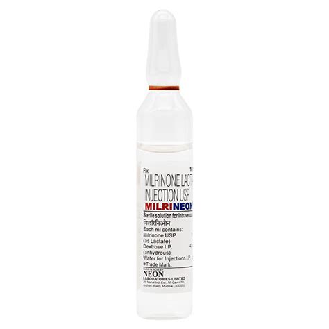 Milrineon 10mg Injection 10ml Buy Medicines Online At Best Price From