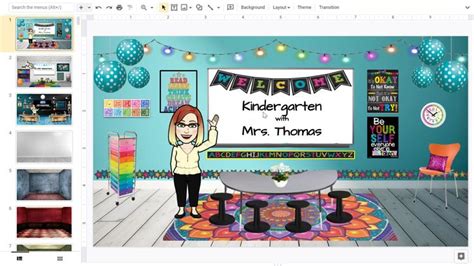 Bitmoji classroom template free google slides ideas | FREE