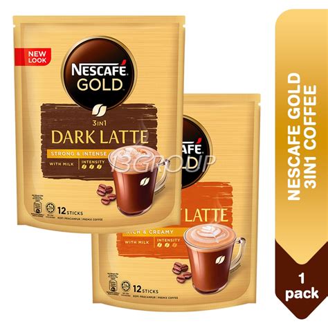 Nescafe Gold In Creamy Dark Latte Pack Shopee Singapore