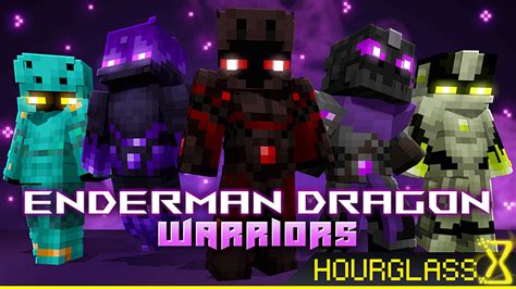 Enderman Dragon Warriors By Hourglass Studios Minecraft Skin Pack