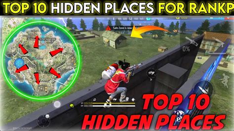 Top Hidden Places In Free Fire Rank Push Best Hidden Places After