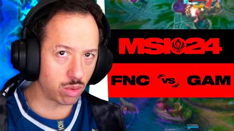 ESTO Es LOL De BARRIO FNC Vs GAM Highlights DIA 2 MSI 2024 Play