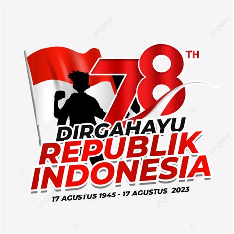 Greeting Card Of Hut Ri 78 With Heroes On Indonesias Independence Day 17 August 2023