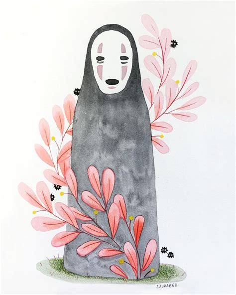 Watercolor Illustration Spirited Away Spirited Away Illustration No