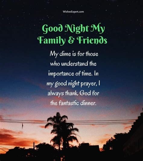 25 Best Good Night Quotes for Family and Friends