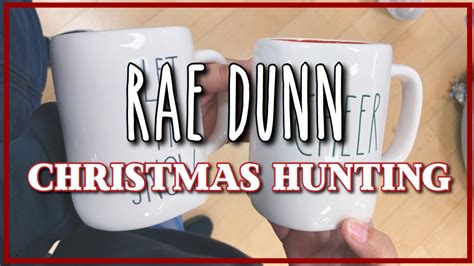 Rae Dunn Hunting Christmas Mugs YouTube