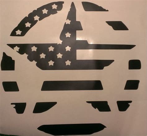 American Flag Decal For Jeep Wrangler