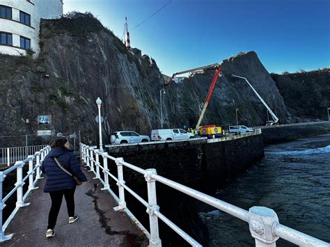 En Im Genes As Avanzan Las Obras De Contenci N De Argayos En Las