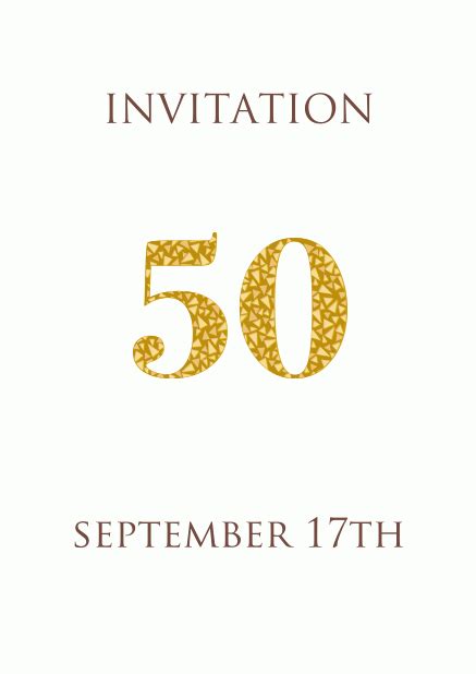 Animated Golden 50 Anniversary