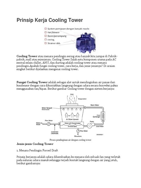 Prinsip Kerja Cooling Tower Pdf