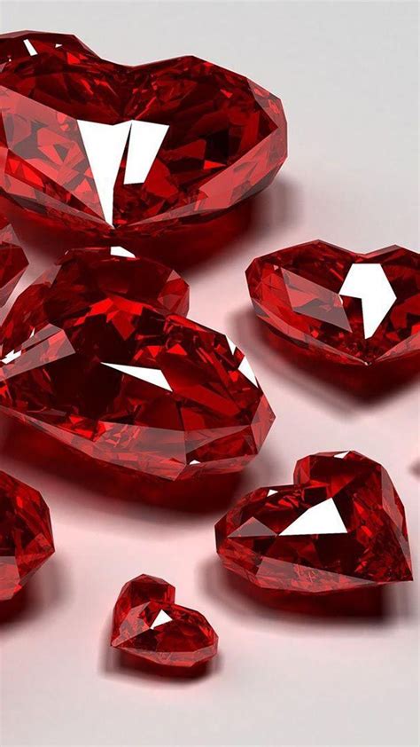 Red Crystals Crystals And Gemstones Stones And Crystals Diamond